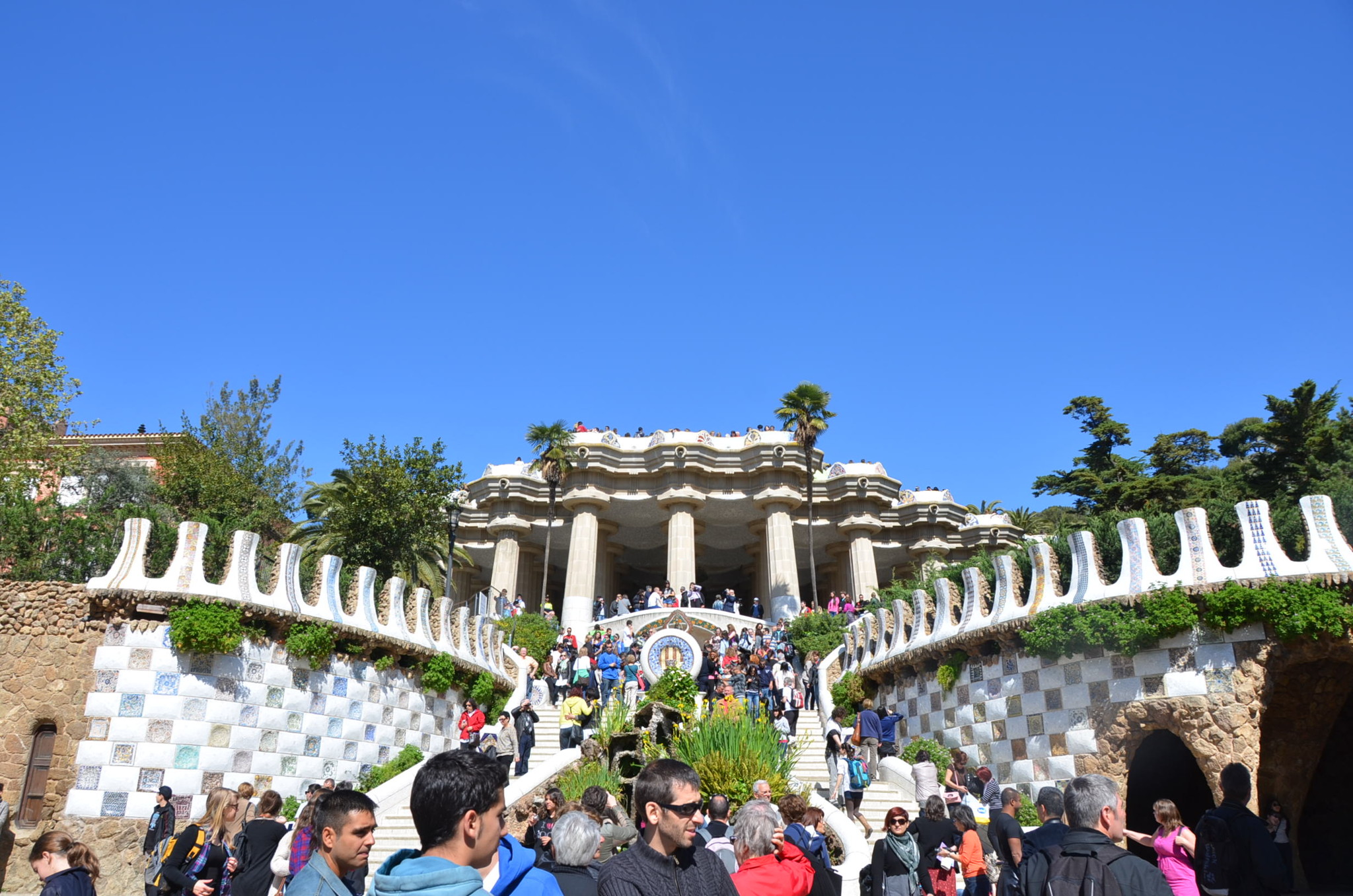 グエル公園、激込み