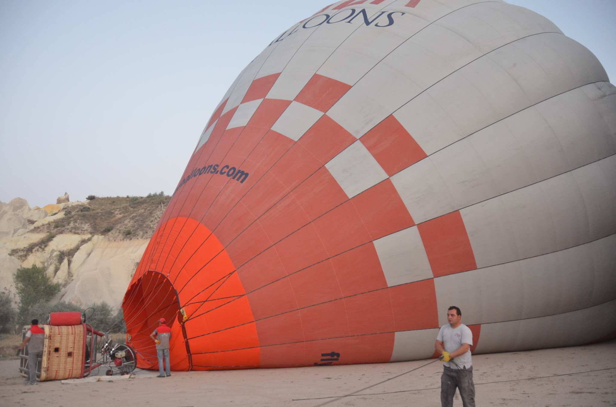 気球、実はかなりでかい
