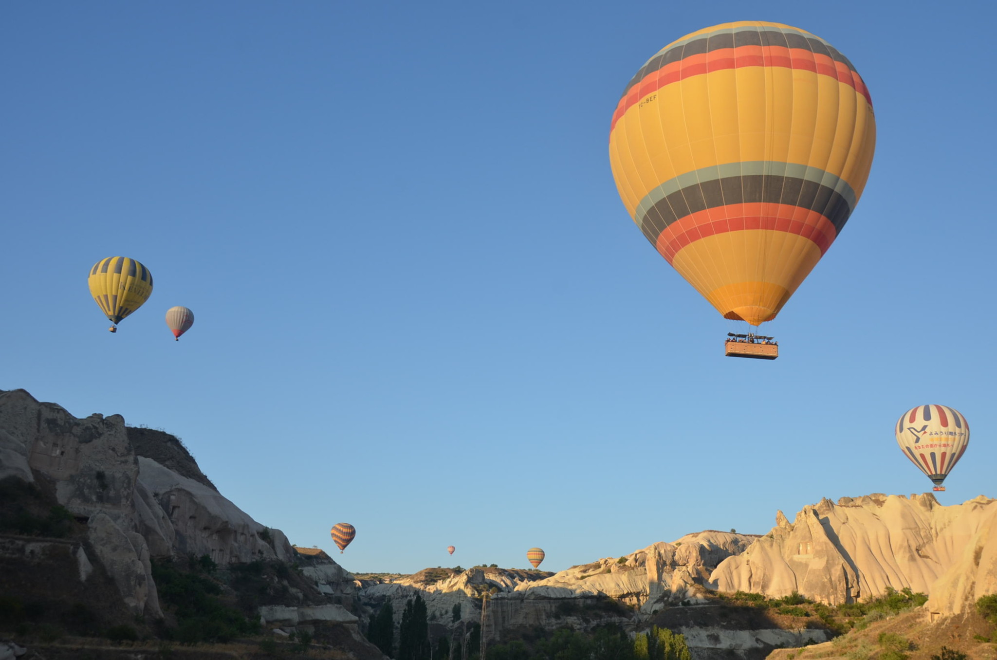 気球、鳩の谷、かな？