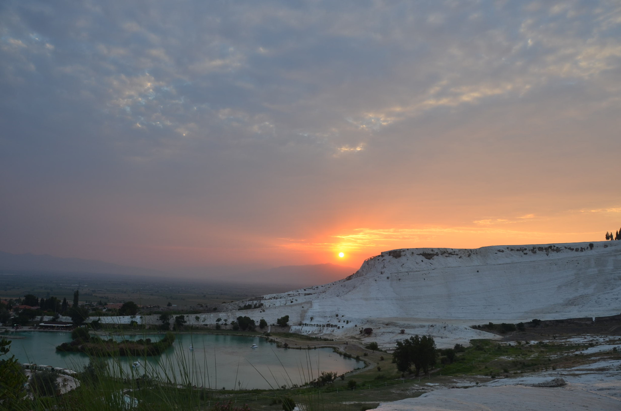 パムッカレの夕日