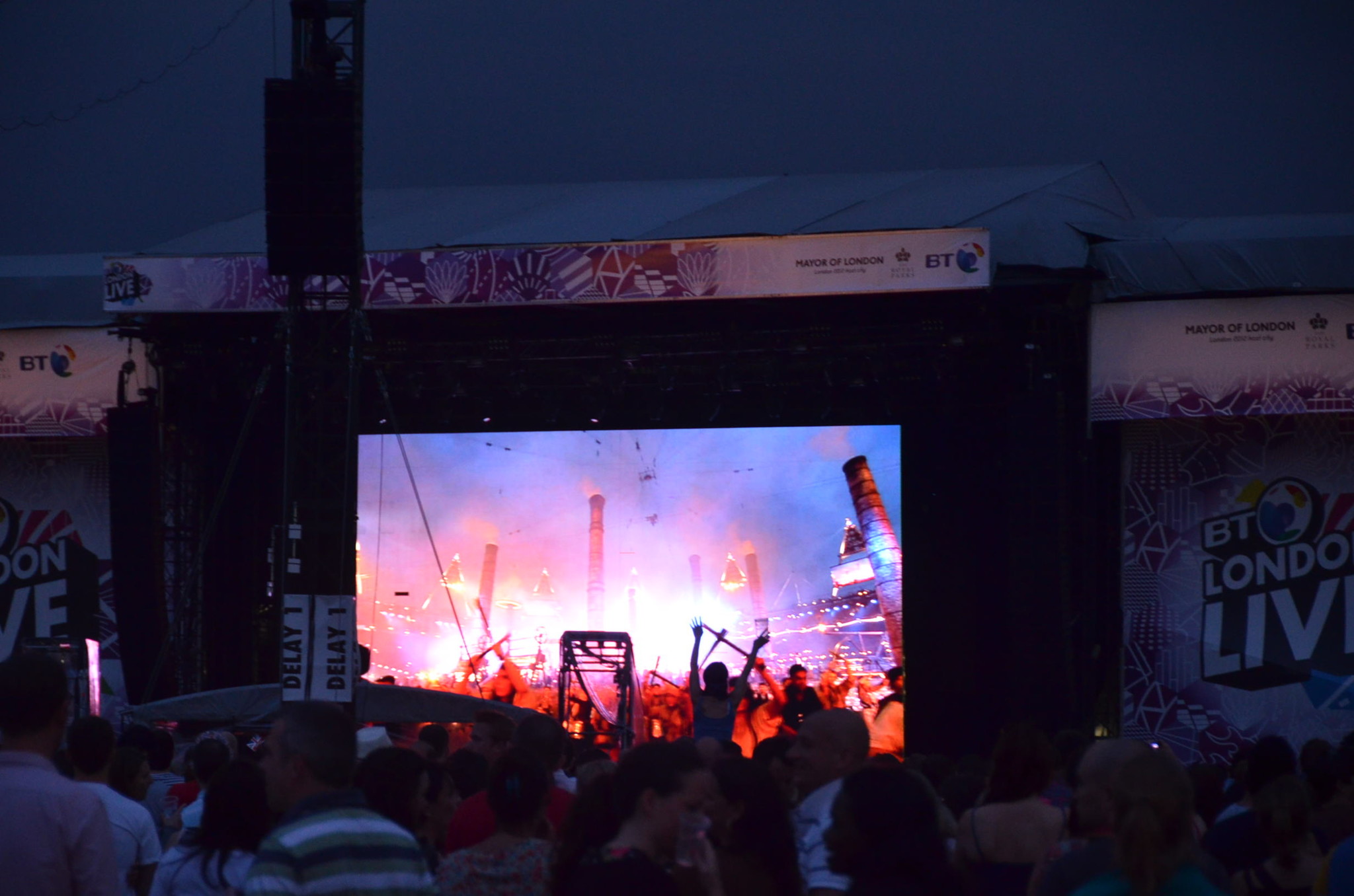 パブリックビューイング＠ハイドパーク