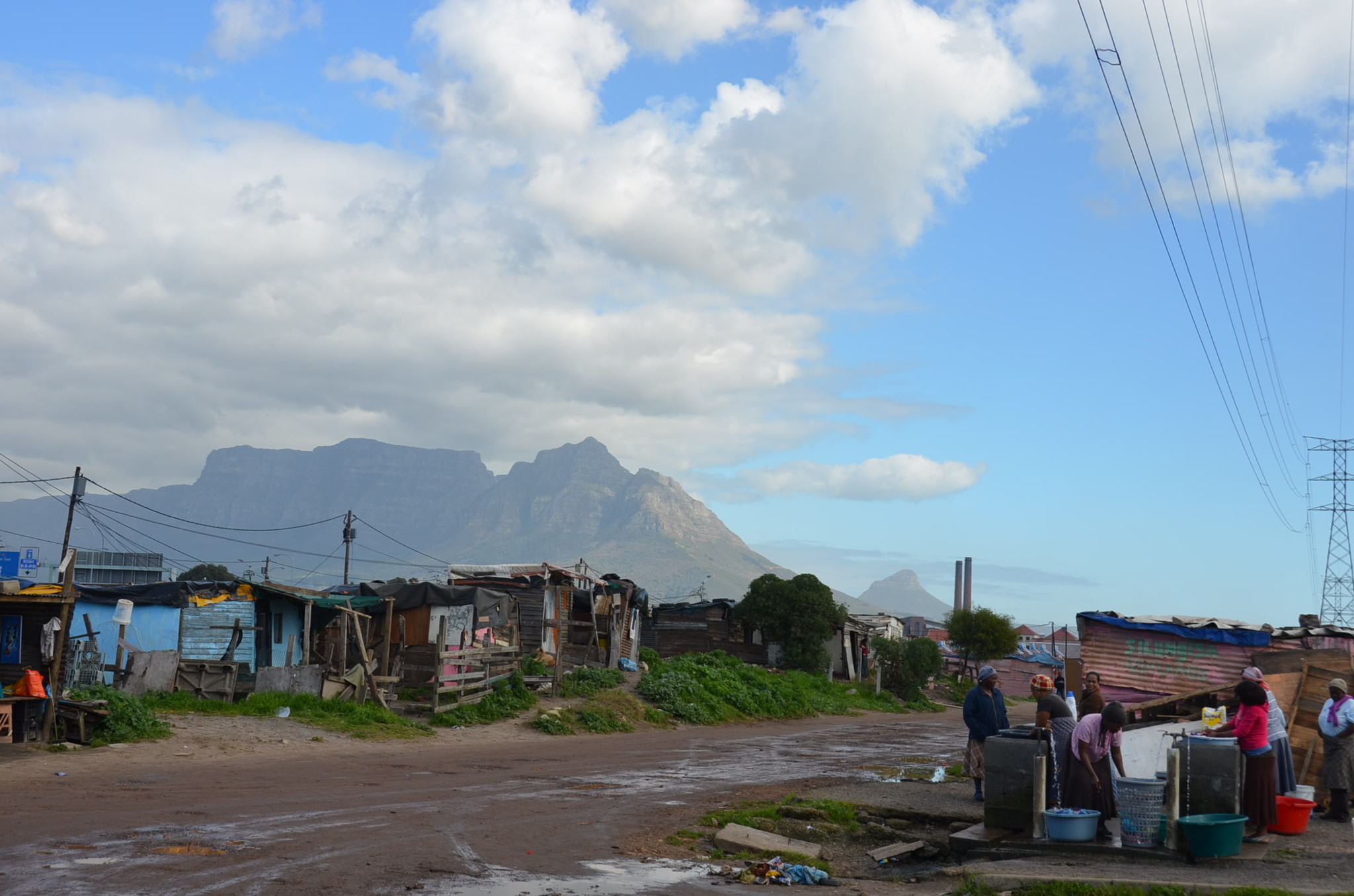 旧強制黒人居住区ランガの風景
