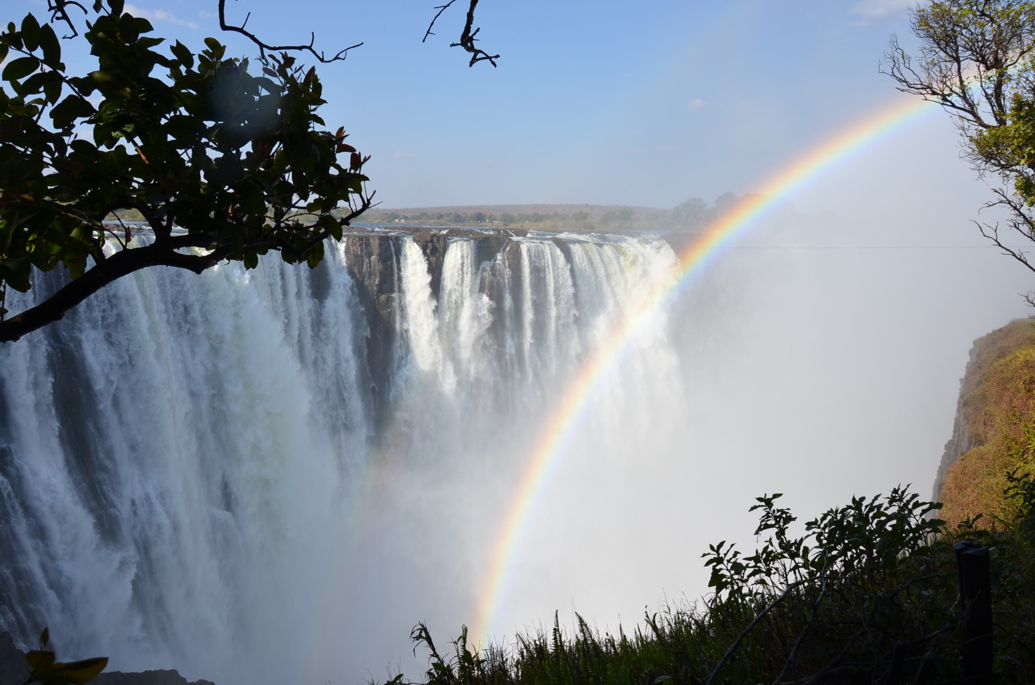 ヴィクトリアの滝。メインの滝